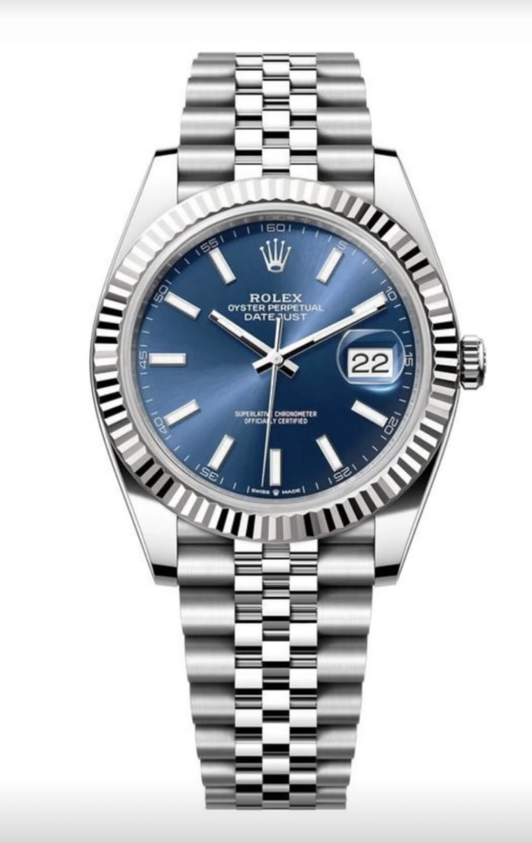 Rolex Datejust cadran bleu